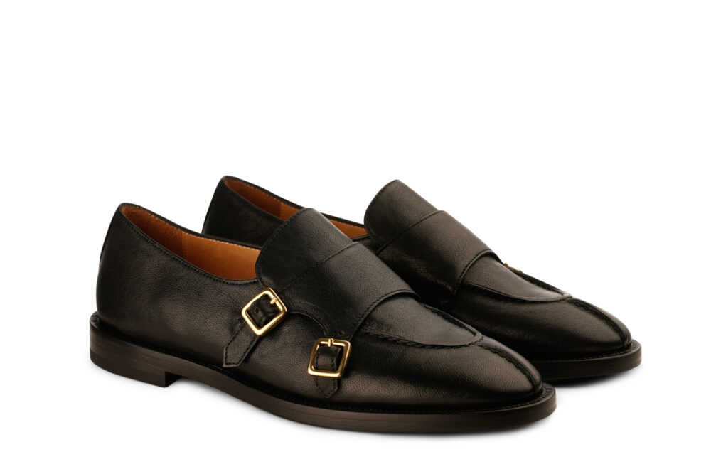 mocassino in pelle nero 2