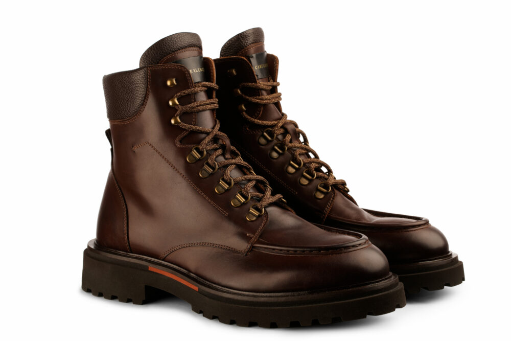 dark brown leather ankle boots2