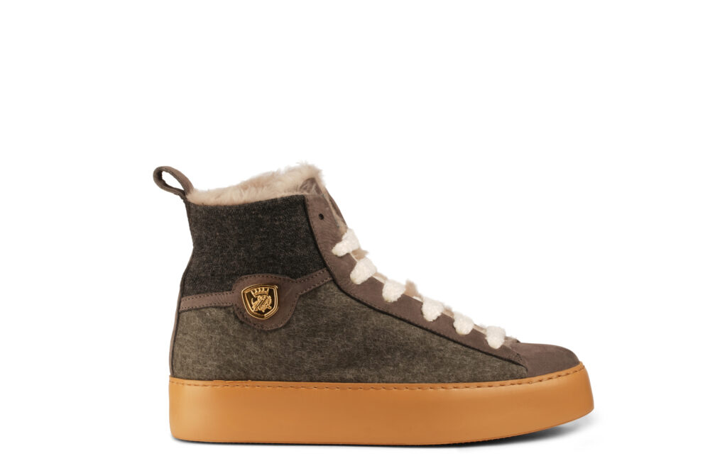 wool sneaker ankle boot